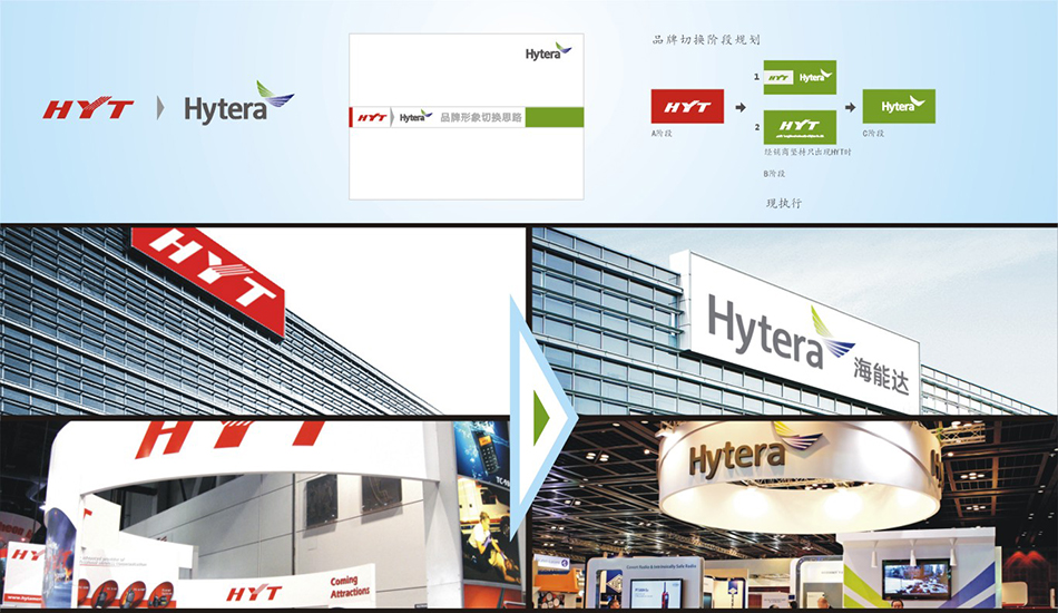 海能達舊新品牌切換_北辰品牌設計